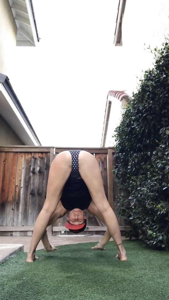 Backyard stretching