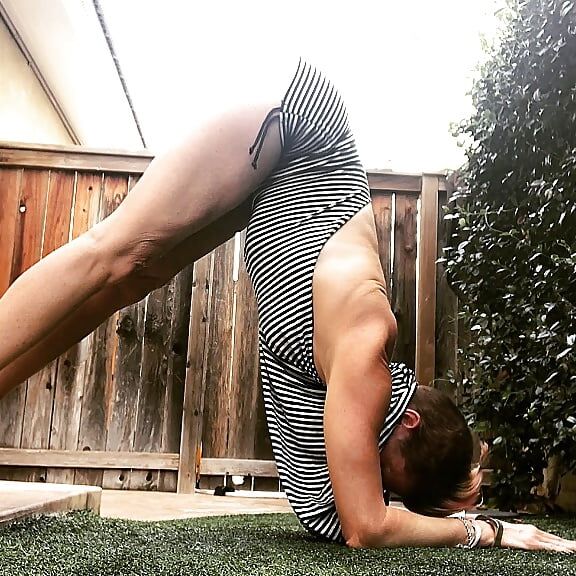 Backyard stretching