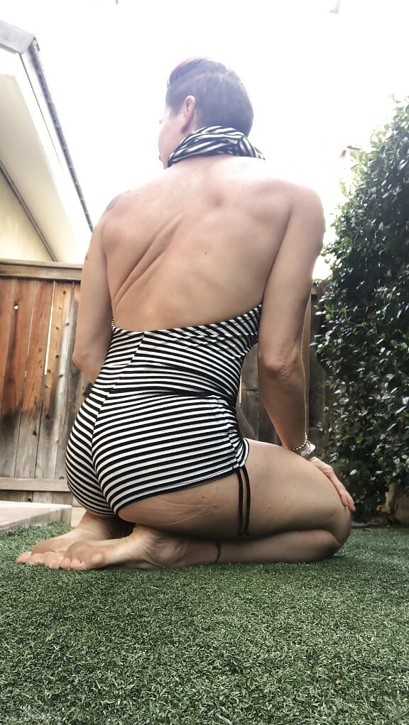Backyard stretching