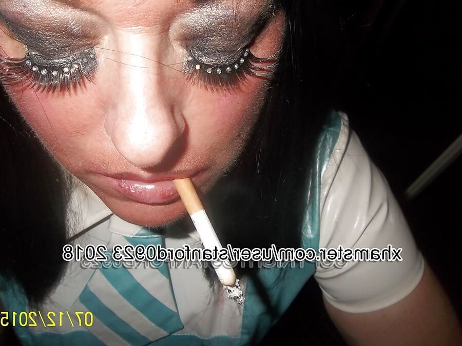 SLUT WIFE SMOKING CORKY
