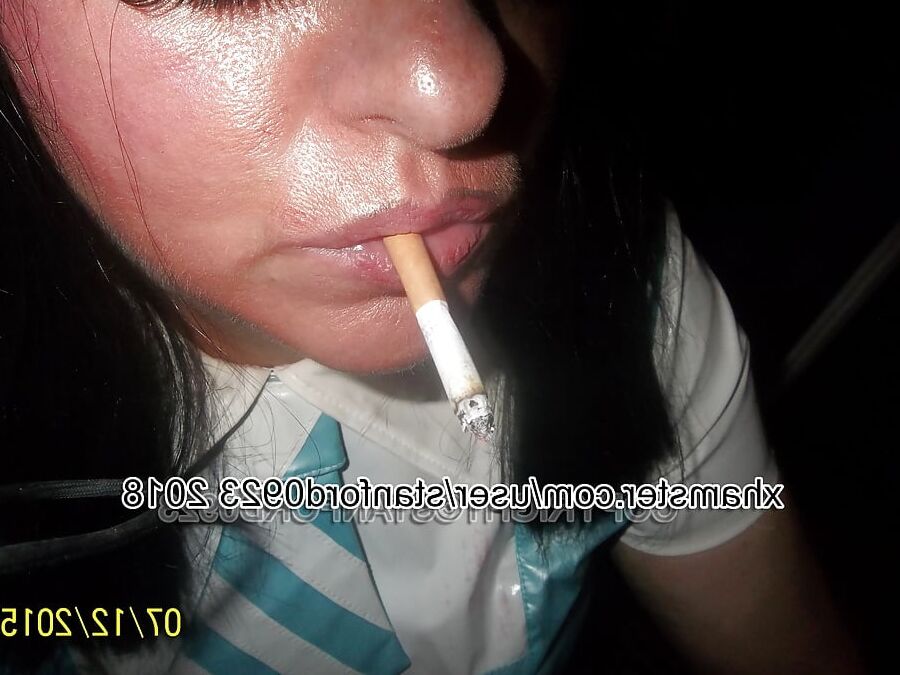 SLUT WIFE SMOKING CORKY