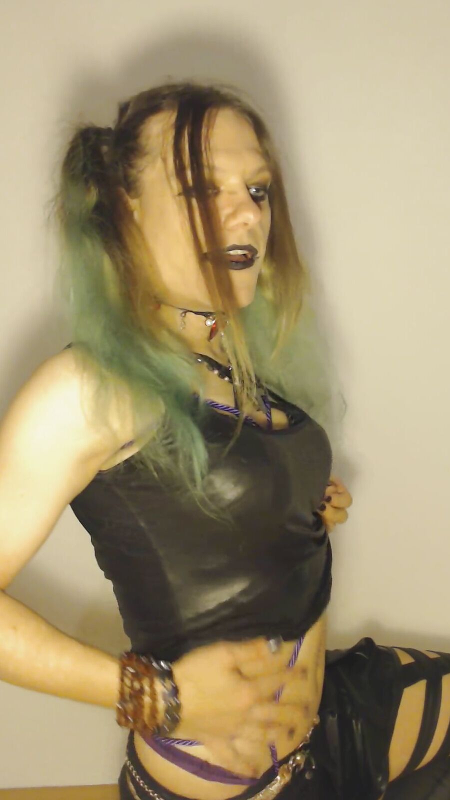Bondage Chastity Green Cyber Goth Brandynette