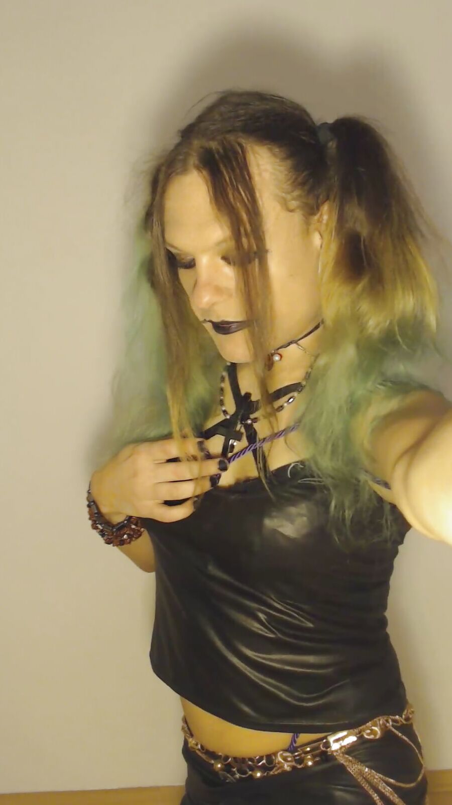 Bondage Chastity Green Cyber Goth Brandynette