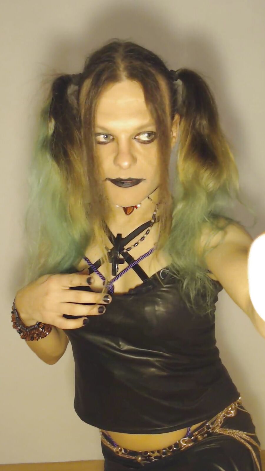 Bondage Chastity Green Cyber Goth Brandynette