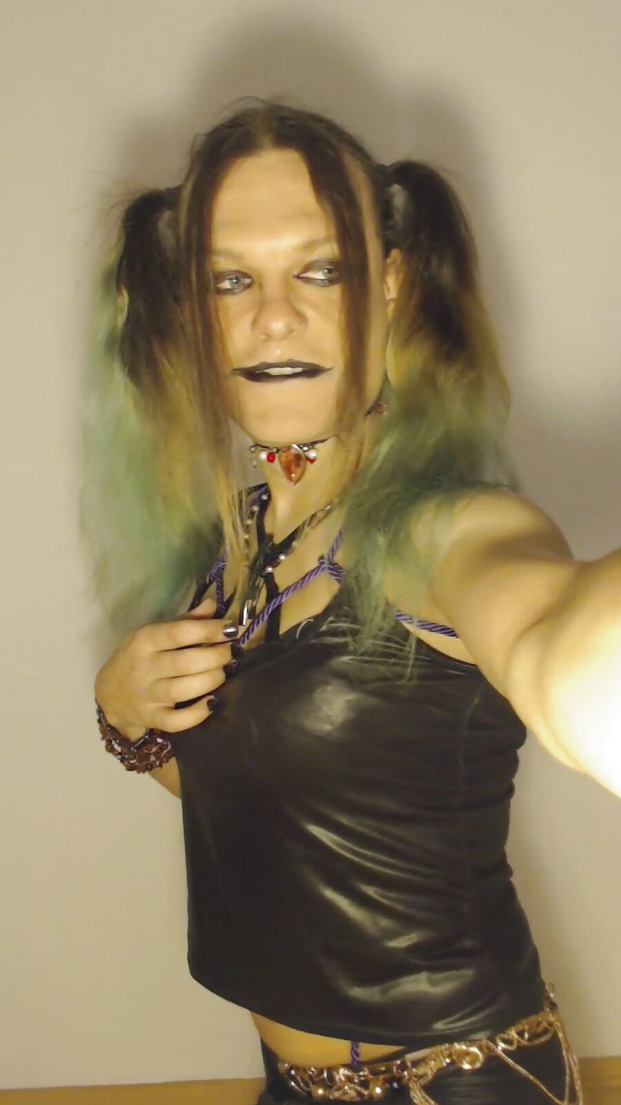 Bondage Chastity Green Cyber Goth Brandynette