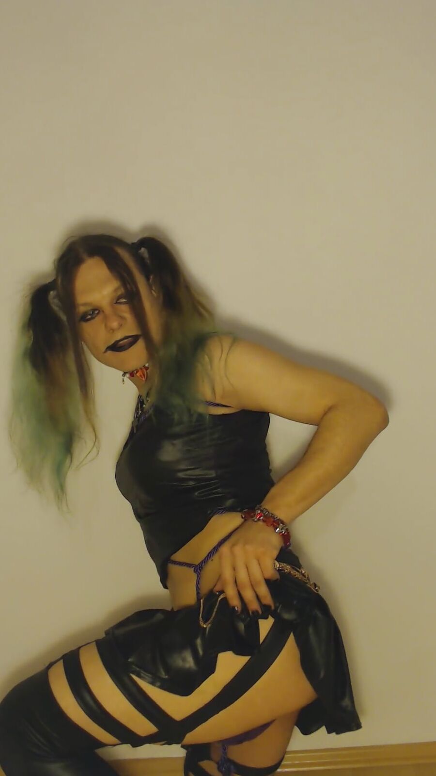Bondage Chastity Green Cyber Goth Brandynette