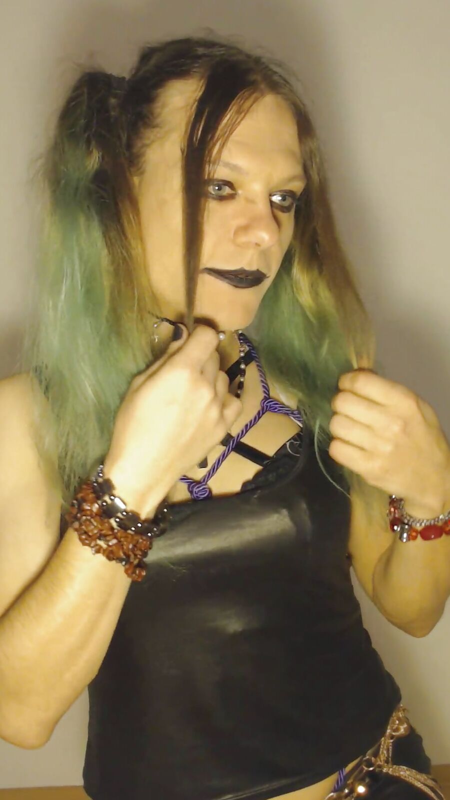 Bondage Chastity Green Cyber Goth Brandynette