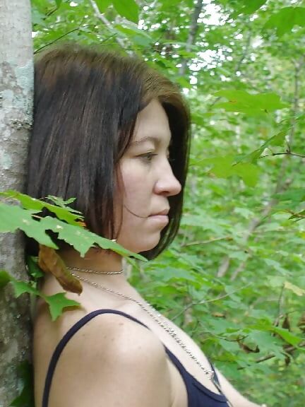 Walking in the woods nude Charity