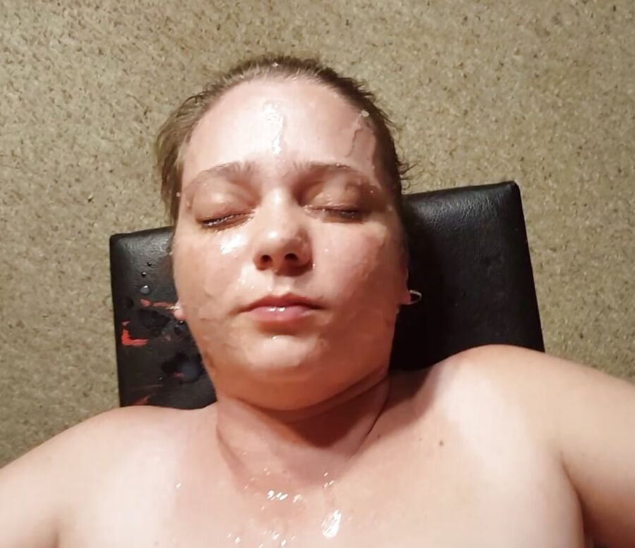 Huge Load Facial Cumshot For BBW