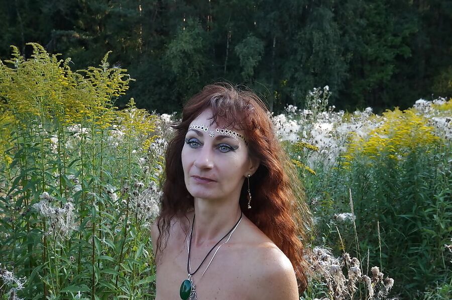 In Evening field