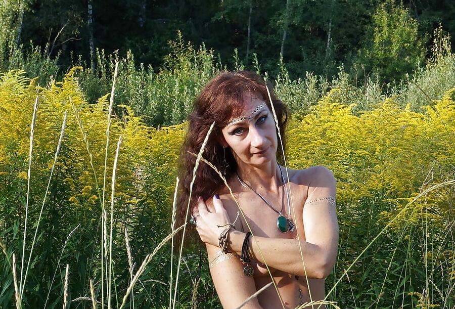 In Evening field