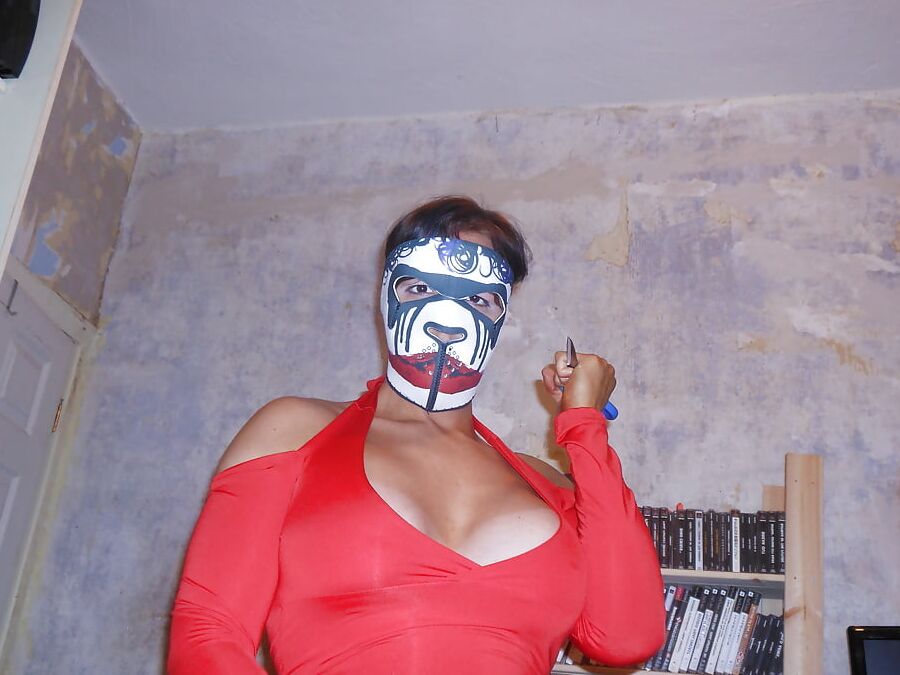 Sexy cosplay slut tabbyanne masked whore