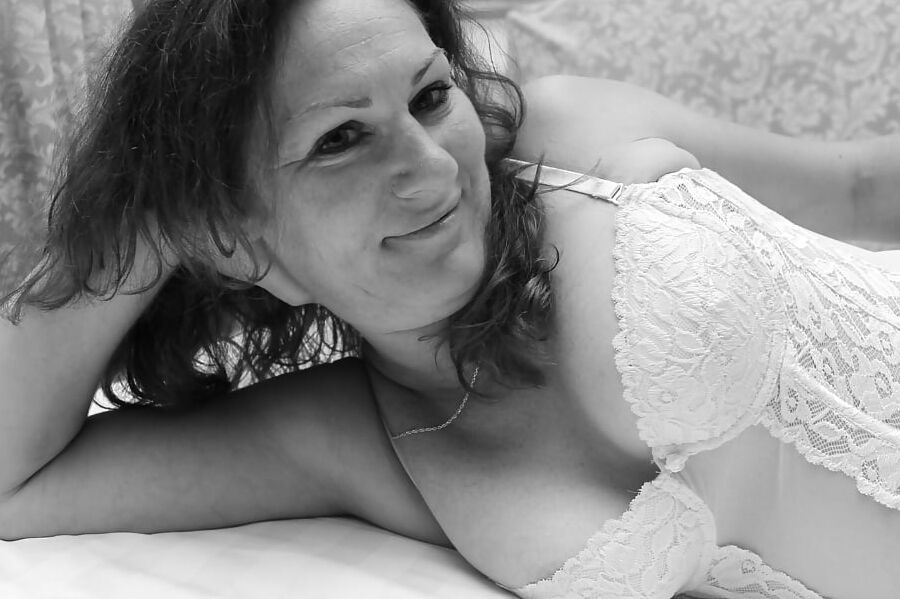 La belle en noir et blanc