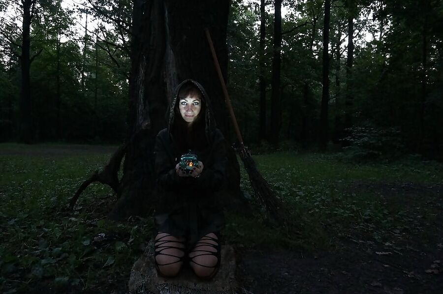 Witch with Diabolic Light