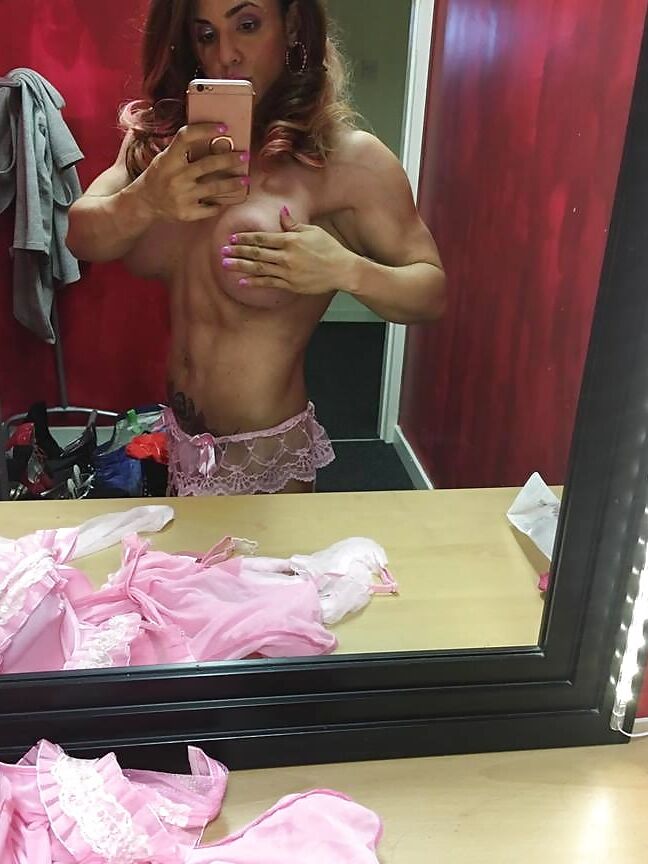 Slutty Nurse tabbyanne showing it all off public