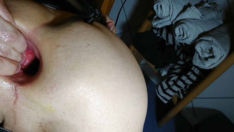 My fisted tanga asshole gape wide open