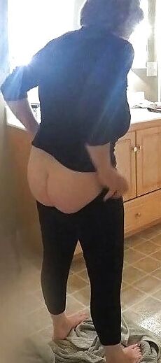 Sneak up on the masturbating GILF by MarieRocks
