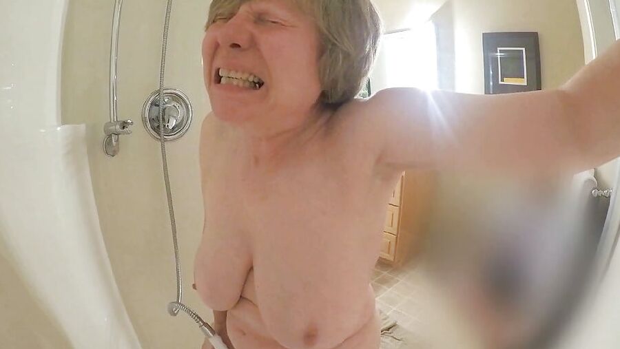 Sneak up on the masturbating GILF by MarieRocks