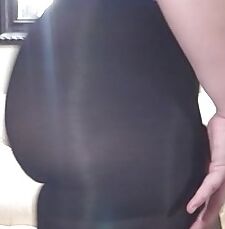 Big Ass and Hairy Pussy in Pantyhose