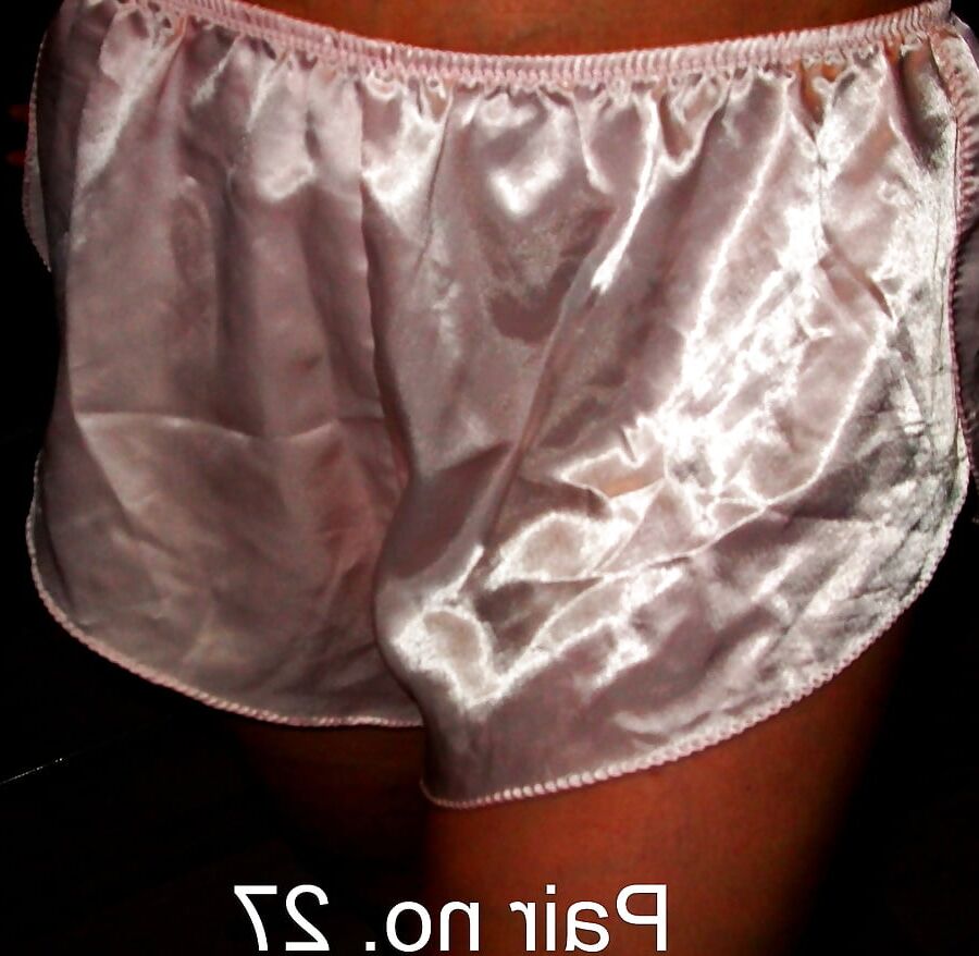 30 silky satin panties
