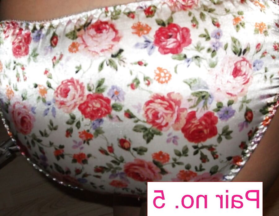 30 silky satin panties
