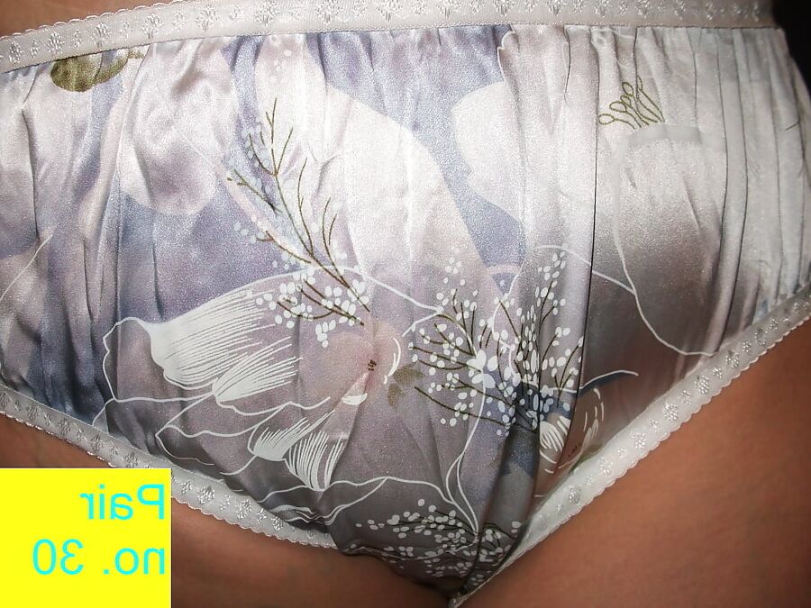 30 silky satin panties