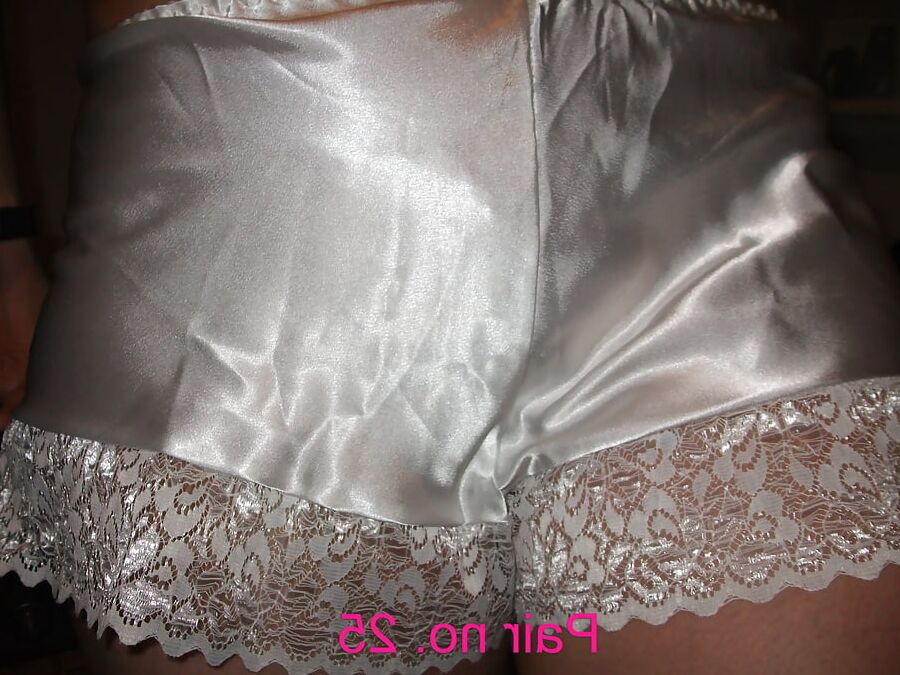 30 silky satin panties