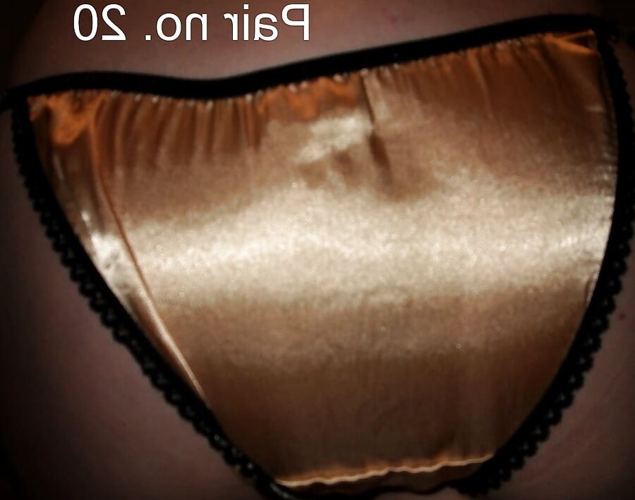 30 silky satin panties