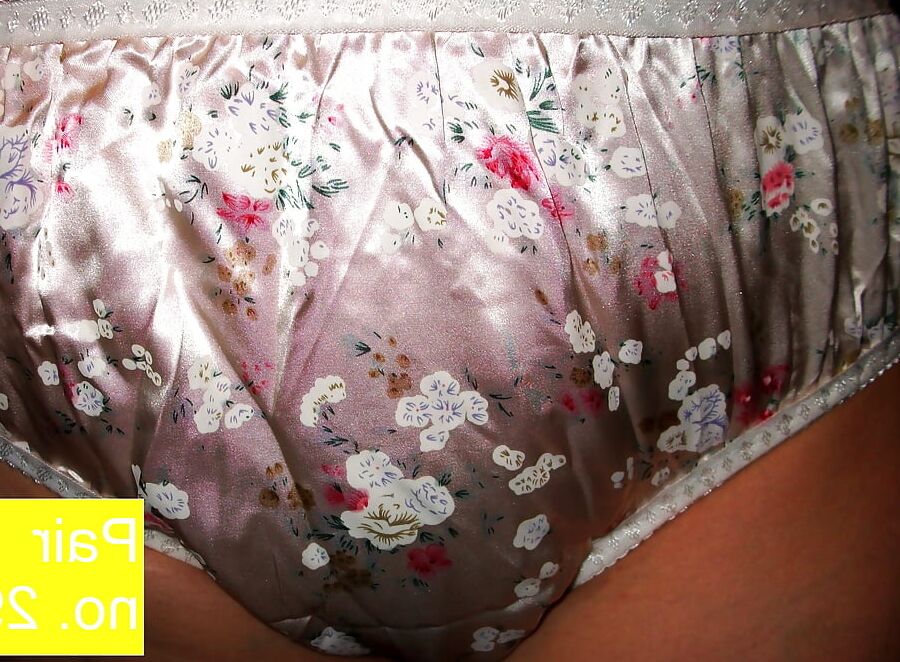30 silky satin panties