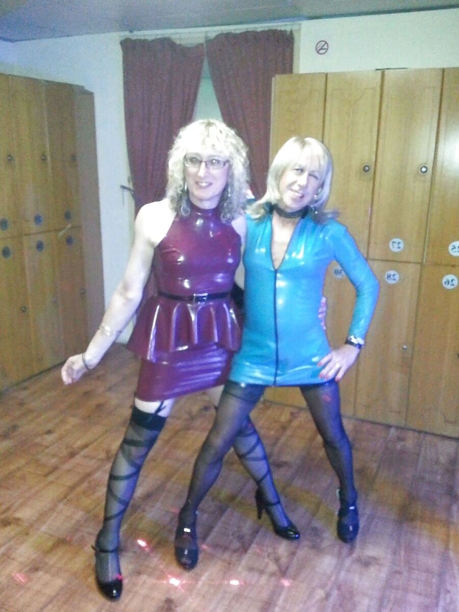 Dressed in latex
