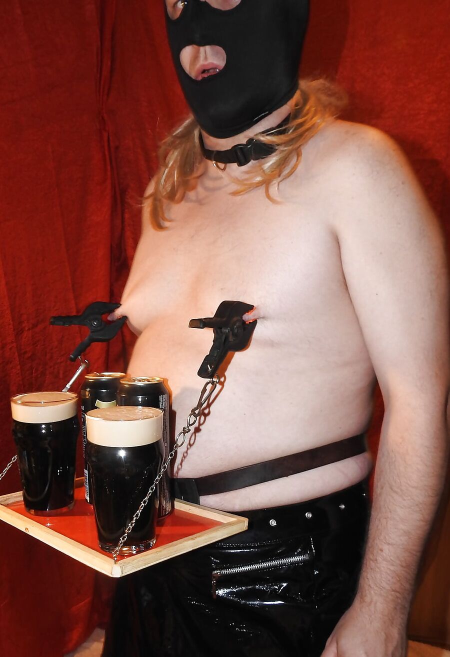 Served Guinness Beer