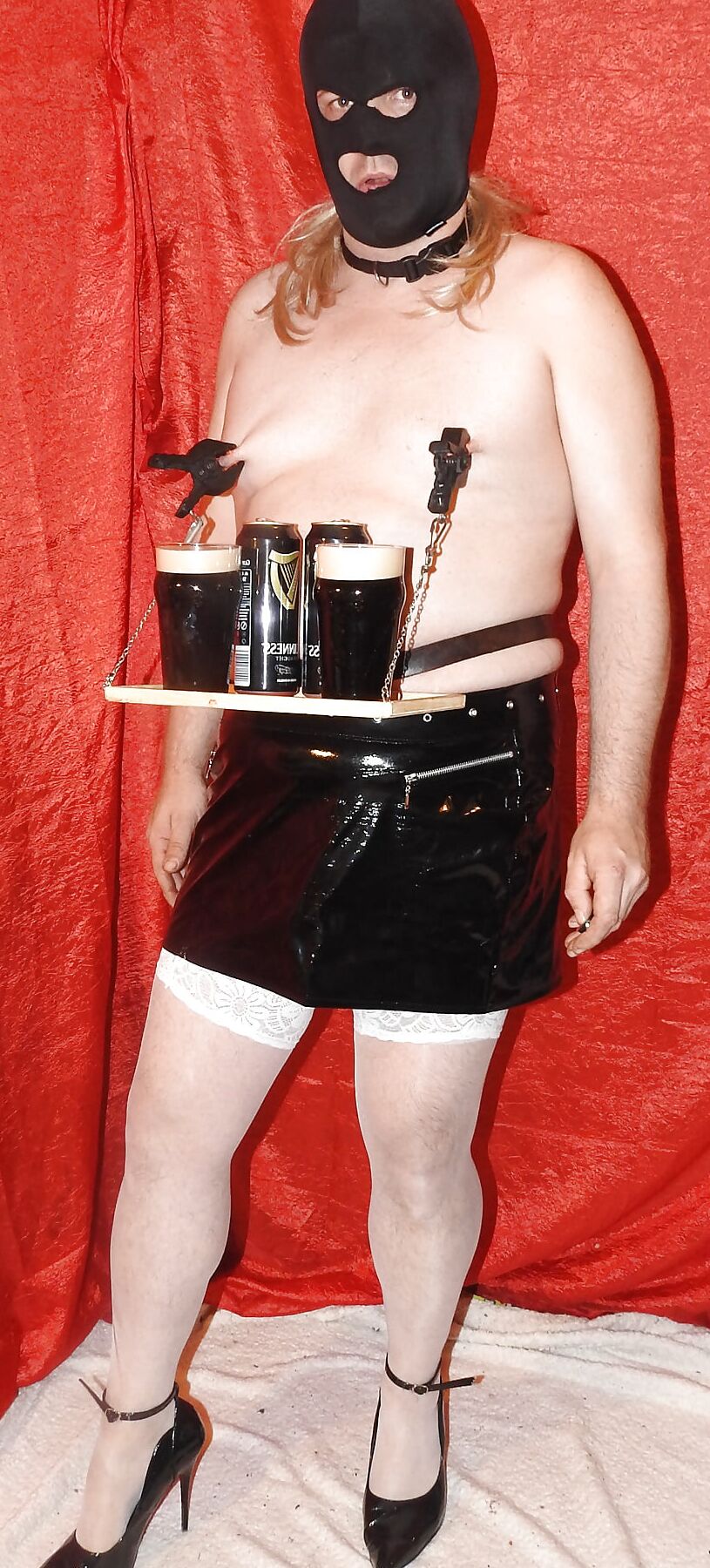 Served Guinness Beer