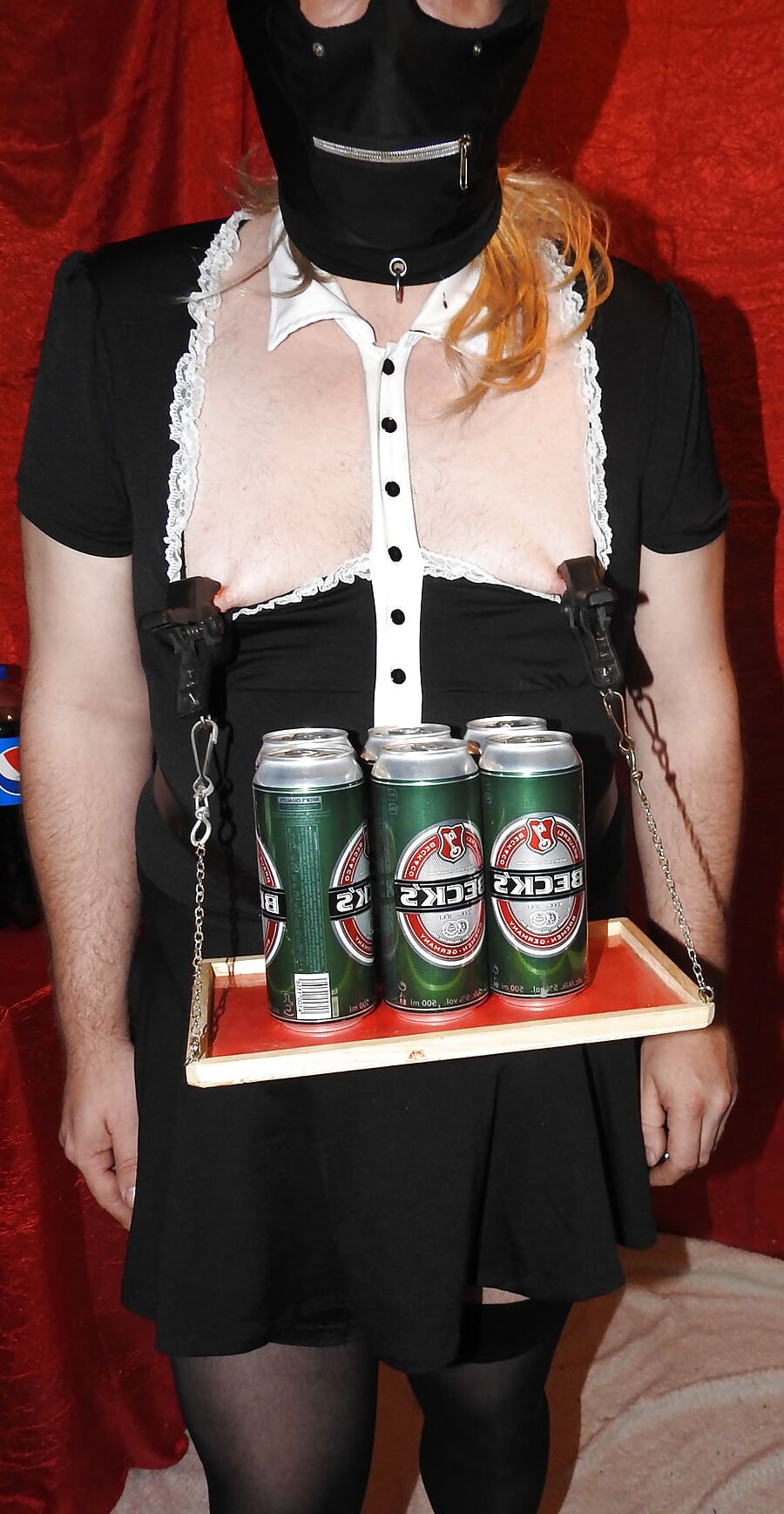 SissyMaid Serve Beer