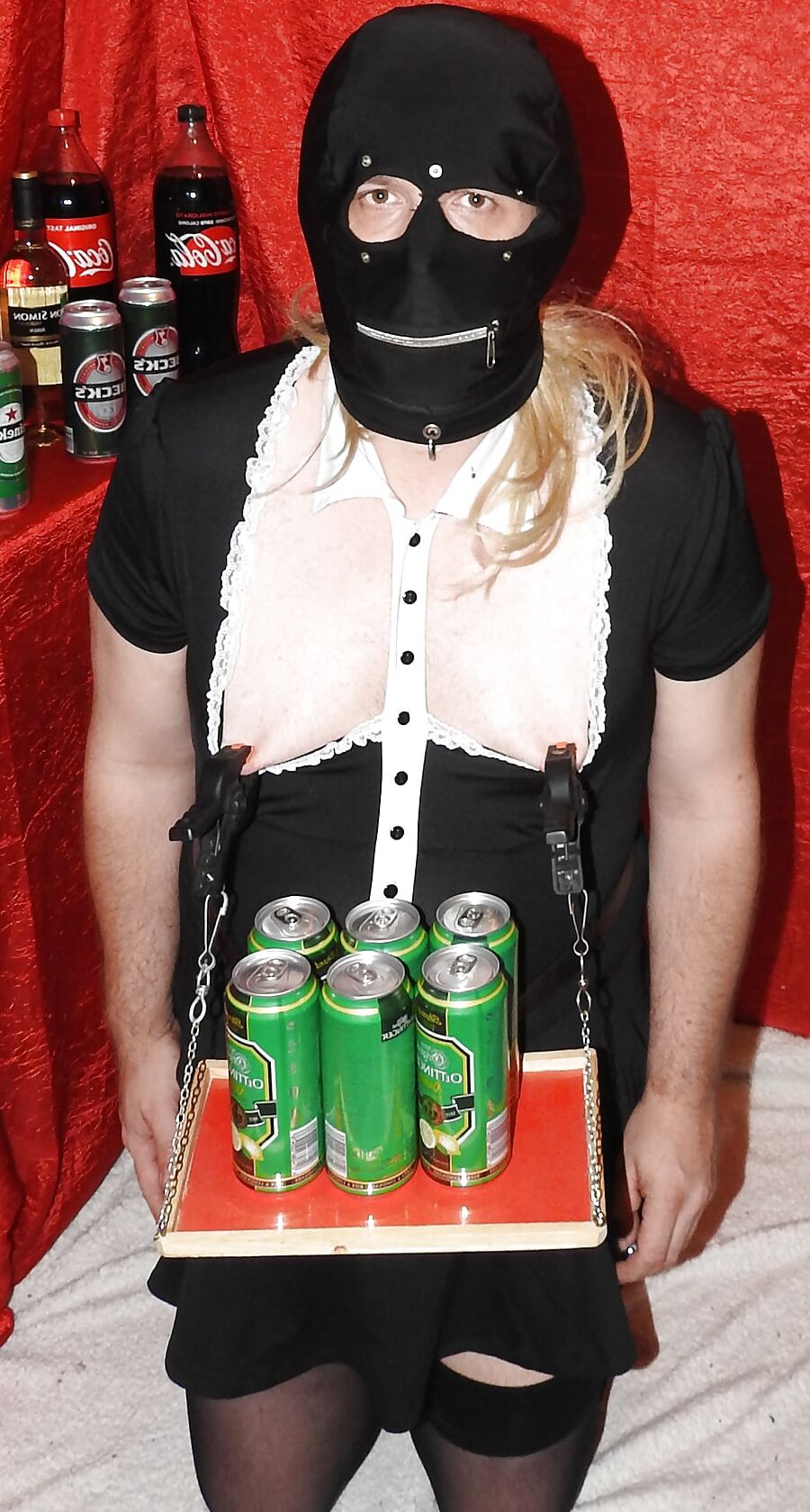 SissyMaid Serve Beer