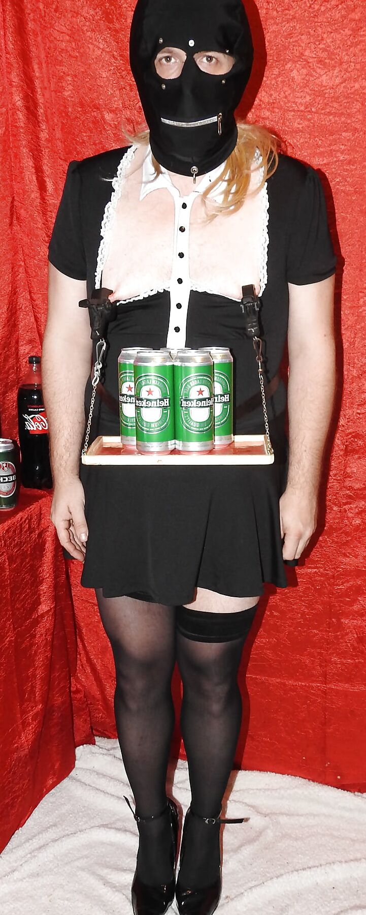 SissyMaid Serve Beer