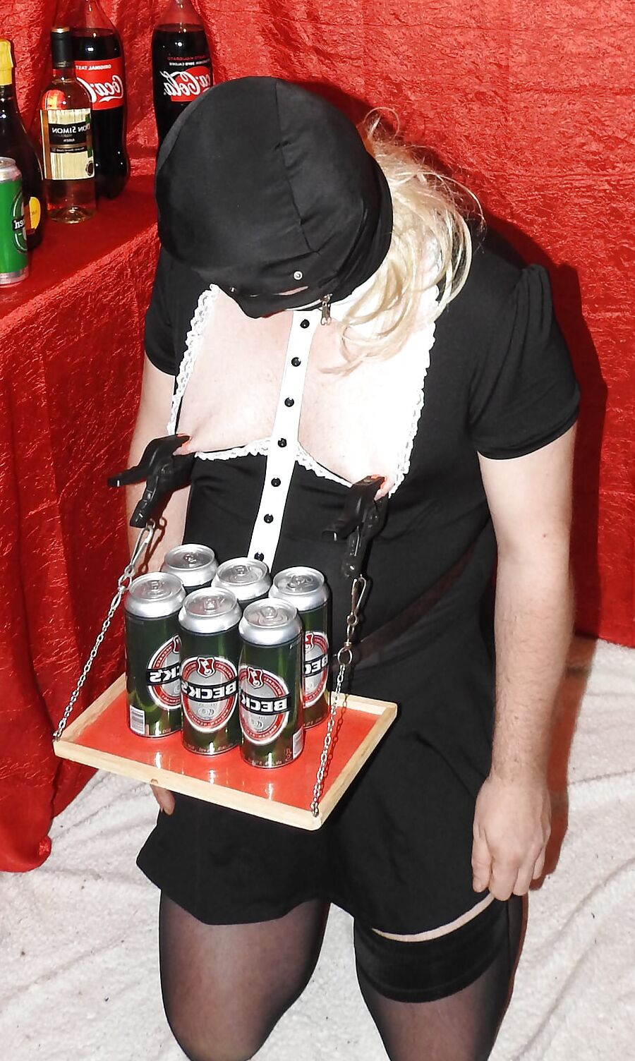 SissyMaid Serve Beer