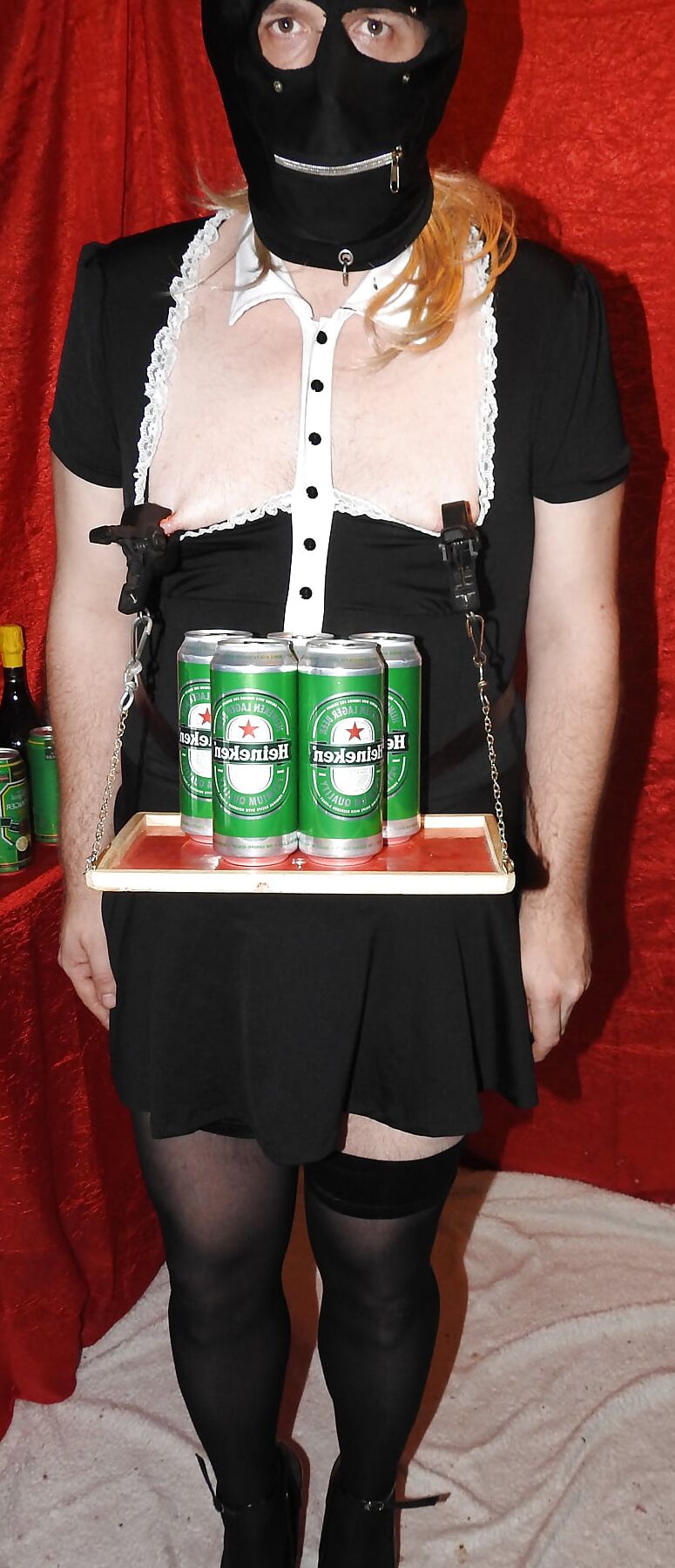 SissyMaid Serve Beer