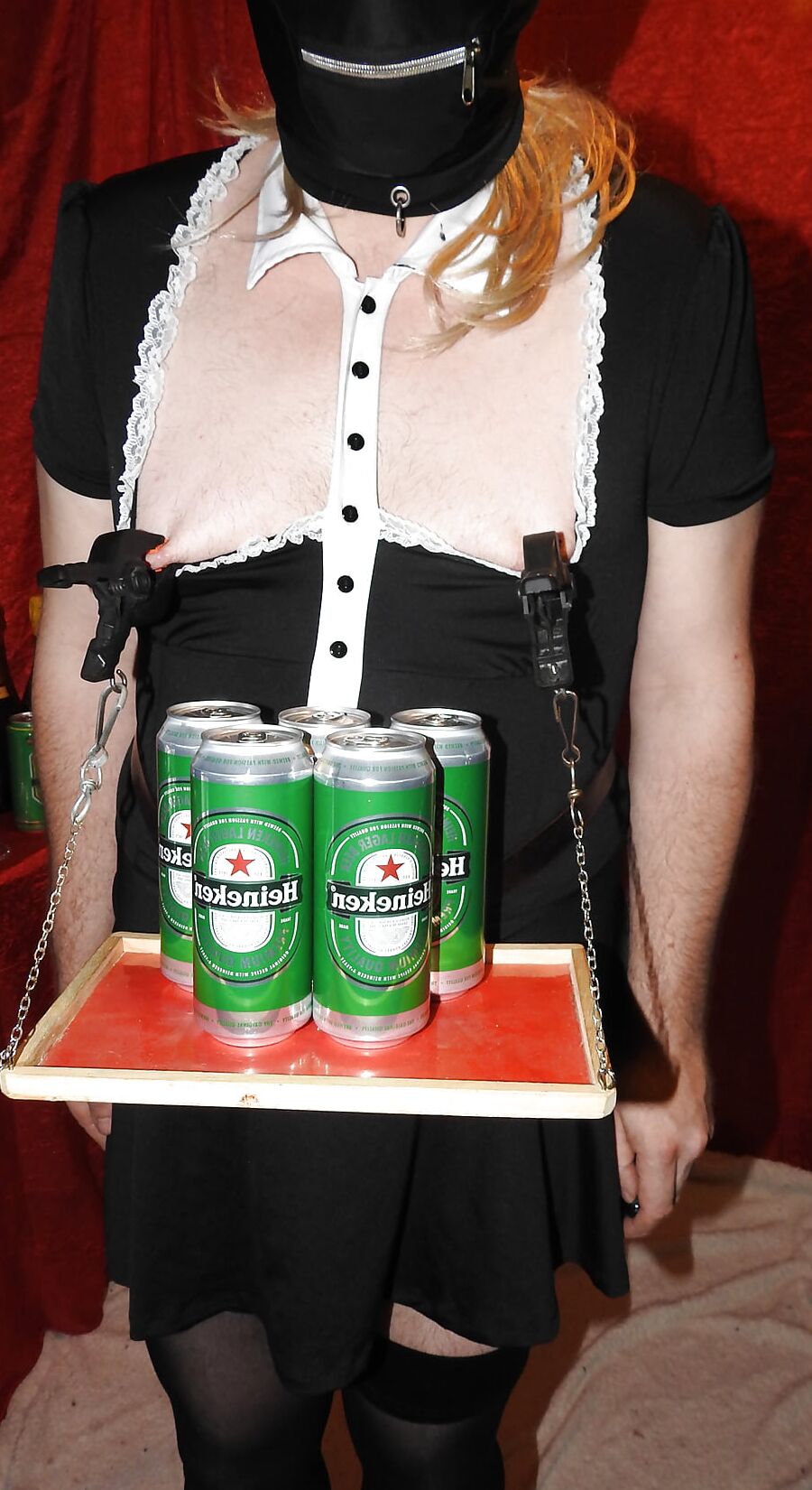 SissyMaid Serve Beer