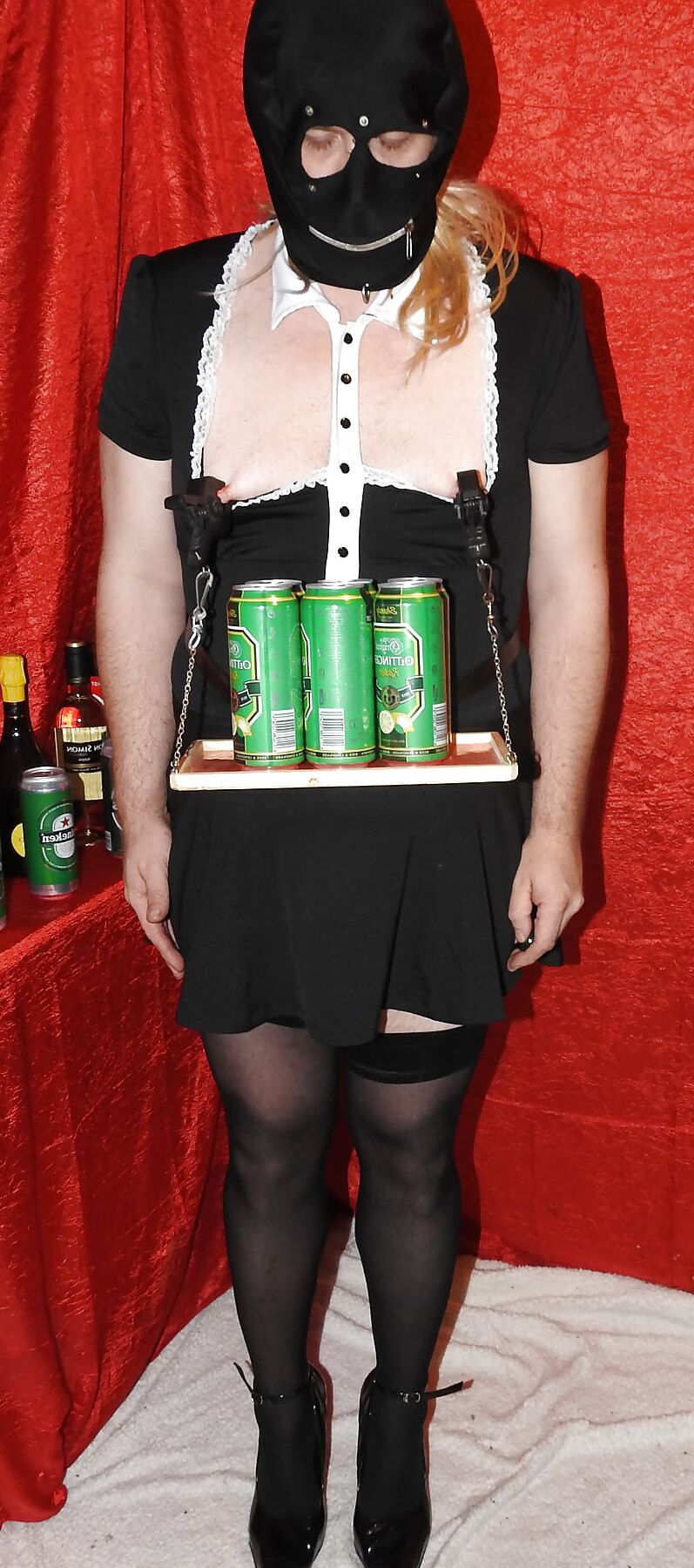 SissyMaid Serve Beer
