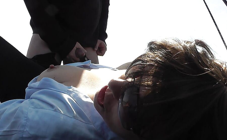 Slutwife Marion gangbanged on public beaches