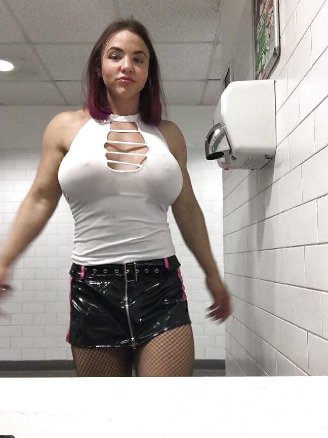 Tabbyanne tits, pussy in PUBLIC cinema toilets