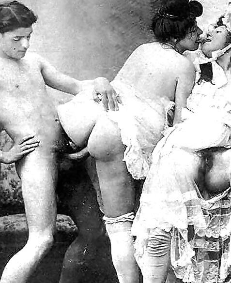 Black and white retro photos