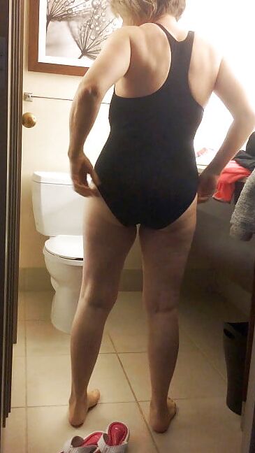 Watch busty grandma swim and shower by MarieRocks