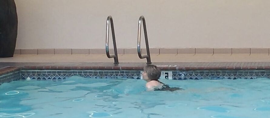 Watch busty grandma swim and shower by MarieRocks