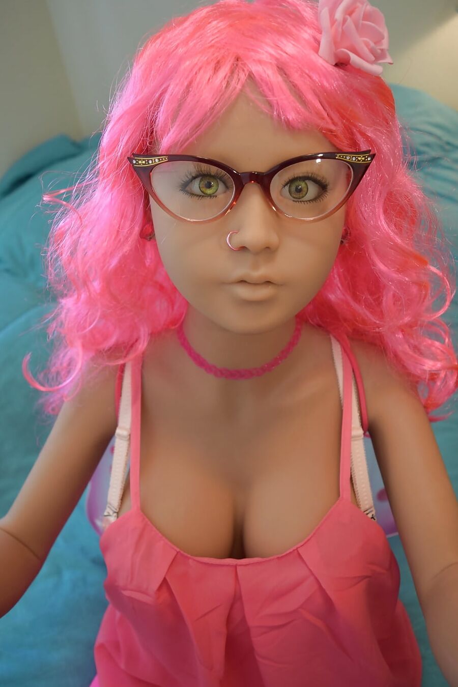 Nina's pink wings!