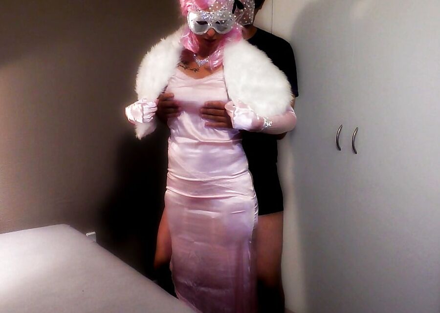 Video stills Dolled up pink satin