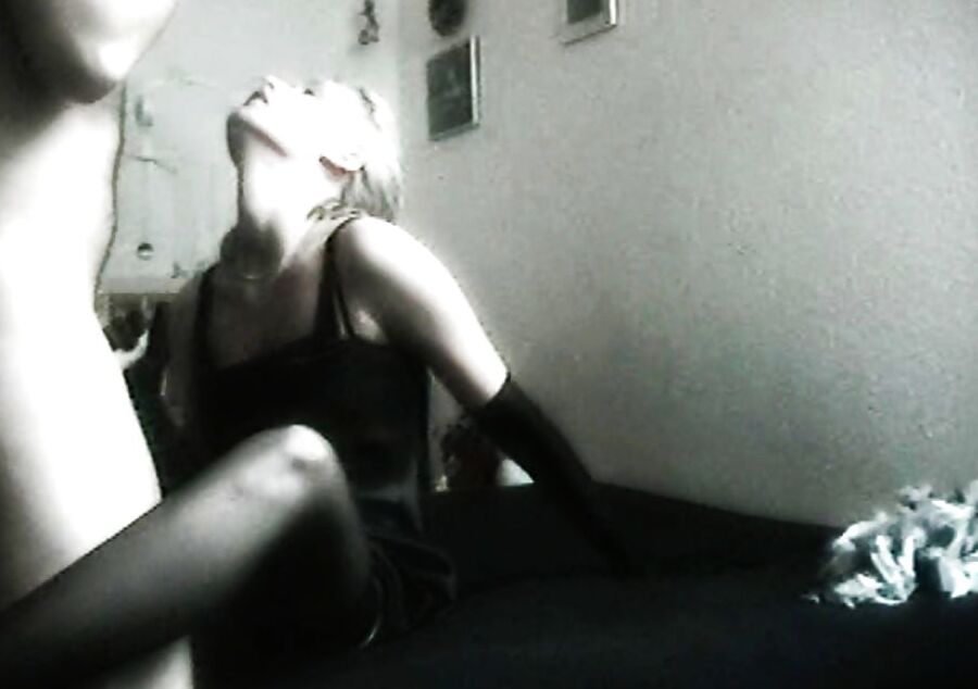 Teen in satin gown and satin gloves - remake