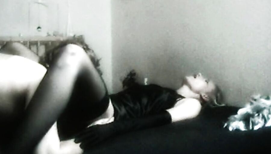 Teen in satin gown and satin gloves - remake