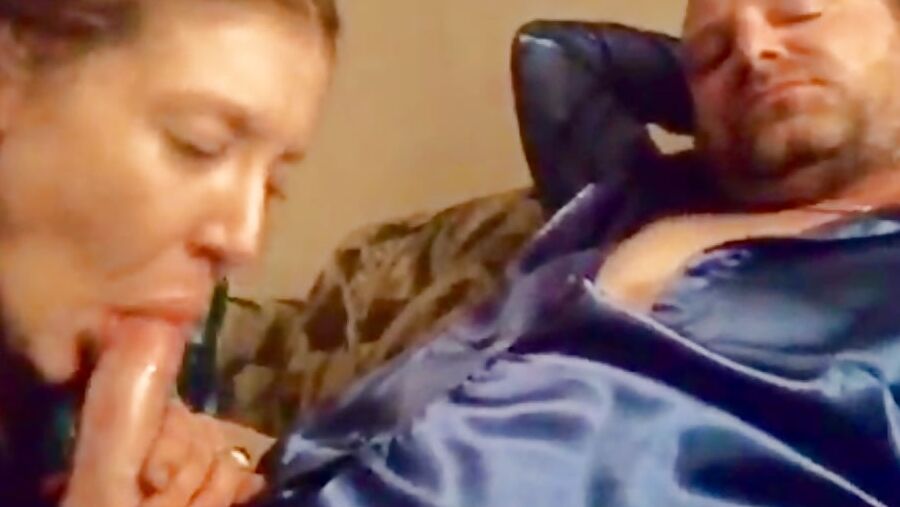 New Green Satin Blouse Mature Milf Cocksucker!