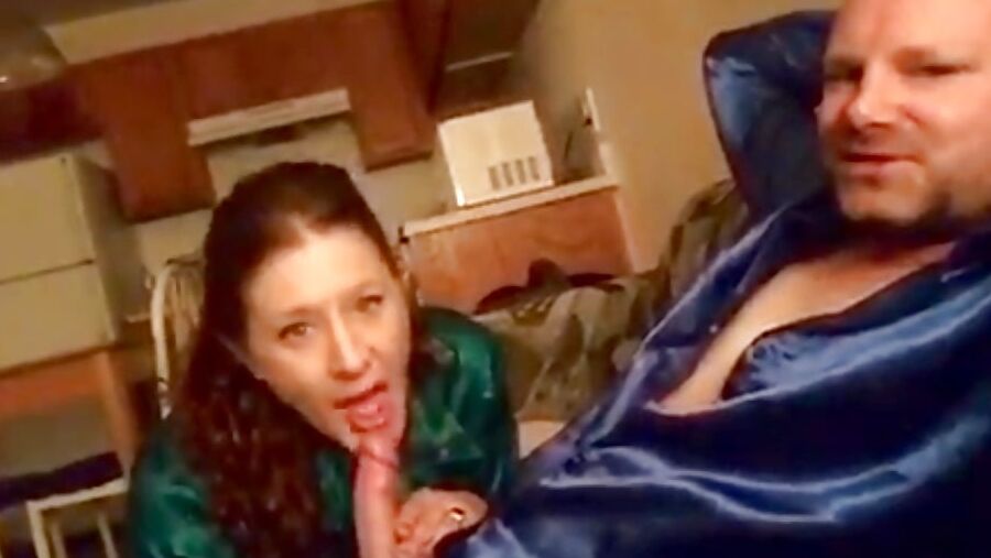 New Green Satin Blouse Mature Milf Cocksucker!